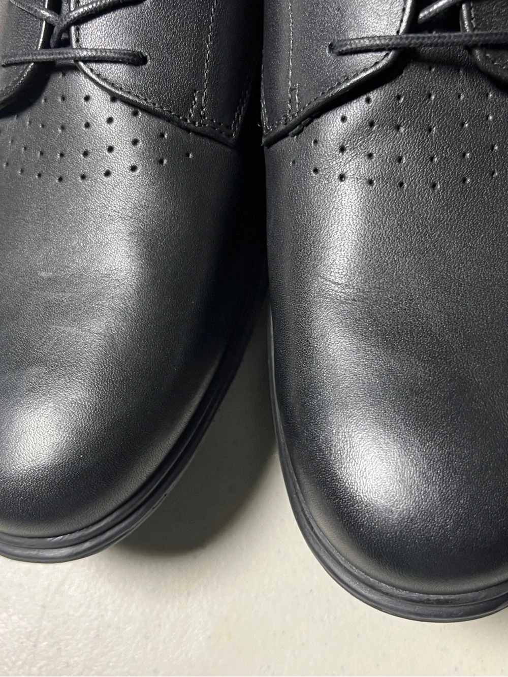 Amberjack Men's The Original Obsidian Classic Men’s Black Leather Oxford in US11